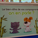 Illustrations mascottes pour la gamme de produits PetsCool (Anidev) - Stand Paris Animal Show 2022