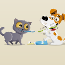 Illustrations mascottes pour la gamme de produits Cazomag (Anidev - Axience)