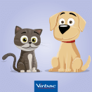 Illustrations mascottes pour notices produits Virbac