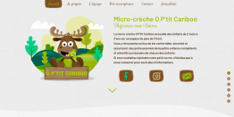 Site Internet de la micro-creche O P'tit Cariboo.
